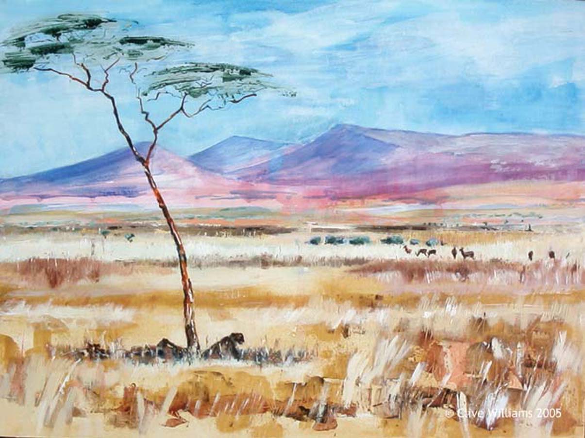 Clive Williams artist Serengeti